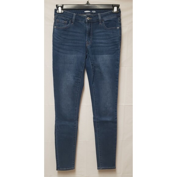 Old Navy Rockstar Super Skinny Low Rise Ankle Jeans Sz 4 L Pre Own Excellent - Picture 1 of 9